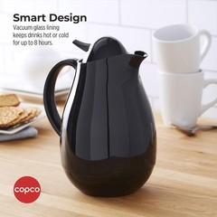 Copco Insulated Chloe Carafe Large Capacity For Serving 1 Quart Black 5293755