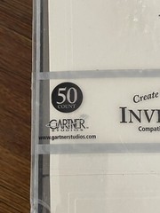 Gartner Studios Swirl Wedding Invitation Kit, Pearl, 50-Count (READ)