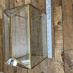 Brass And Glass Display Box