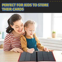 Card Binder, 9 Pocket Trading Card Album Folder, 360 Side Loading Pocket Bind…