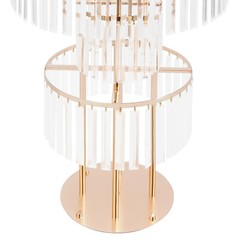 5 Tier Crystal Flower Stand Wedding Centerpieces For Tables Tall Flower Stand