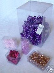 50 PCS 4x4x9″ Clear Plastic PVC Boxes Wedding Party Favor Glass Packing Display