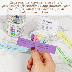 Friendship Messages in a Bottle（5Oz）,Friendship Gifts for Your Bestfriend,Women,