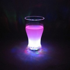 Clear Liquid Activated LED Light Mug Drink Cup Glowing Halloween Party Drinkware