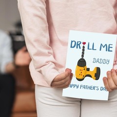 Funny Fathers Day Card for Husband Boyfriend Fiance, Adult Humor Father’s Day…