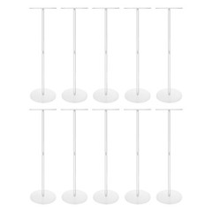 10pcs Acrylic Flower Vase Balloons Rack Stand Weddings Backdrop Decoration 80cm