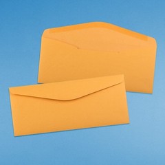 JAM PAPER #11 Envelopes – 4 1/2 x 10 3/8 – Brown Kraft #11, 50 Per Pack