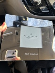 Pottery Barn «Our Family» Silver Plated Photo Album – Unused – 30 Pages – 4 x 4