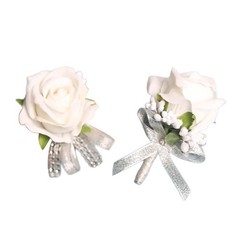 Charming Floral Wristlets for Brides Grooms and Bridesmaids at Weddings