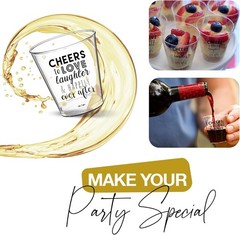 Wedding Shot Glasses Cheers to Love Laughter and Happily Ever After Shot Glasses