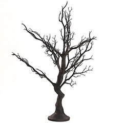 34″ Black MANZANITA TREE with Garlands Wedding Party CENTERPIECES