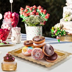 Versatile 10-Piece Metal Cake Stand Collection – Ideal for Weddings & Parties