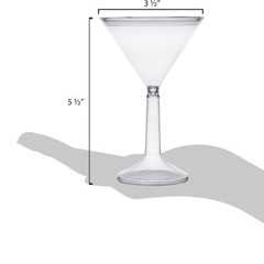 96 192 480 CASE WEDDING PLASTIC WINE GLASS CLEAR CHAMPAGNE FLUTES MARTINI CUP