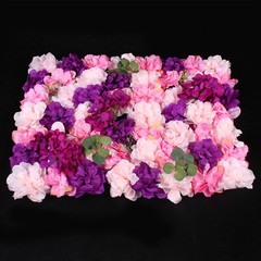 6 Pieces Artificial Silk Flower Wall Panel 60cm*40cm Wedding Decor Background