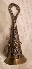 NEW! Vintage Look Bridal Bouquet Holder Tussy Mussy Posy BRUSHED PEWTER Look