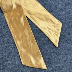 Unbranded Gold Satin Dress Sash Chair Tie Bow Ribbon 112″x4″ WOMEN