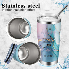 12 Employee Appreciation Gift Sets – Inspirational Tumblers & Keychains