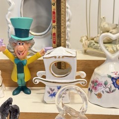 Vintage Table Decor For Tea Party -Vase, Sugar & Creamer, Bells, Pewter Rabbit +