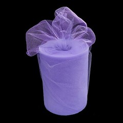Lavender Tulle Wedding Decor – 6″ x 100 Yards, Easter, Fabric Netting Ribbon
