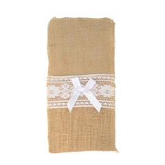 Vintage Table Runner Jute Burlap Hessian Ribbon Wedding Party Banquet Decor