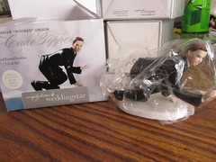 Caucasian «Hooked» groom cake topper IN BOX Weddingstar