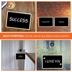 Framed Chalkboard Hanging Signs Erasable Wood Rectangle Small Vintage Rustic …