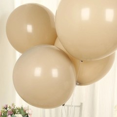10 TAUPE 18″ Biodegradable Latex Matte Pastel Balloons Party Wedding Decorations