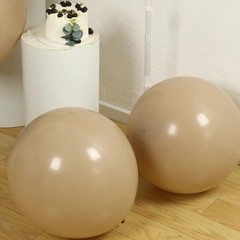 10 TAUPE 18″ Biodegradable Latex Matte Pastel Balloons Party Wedding Decorations
