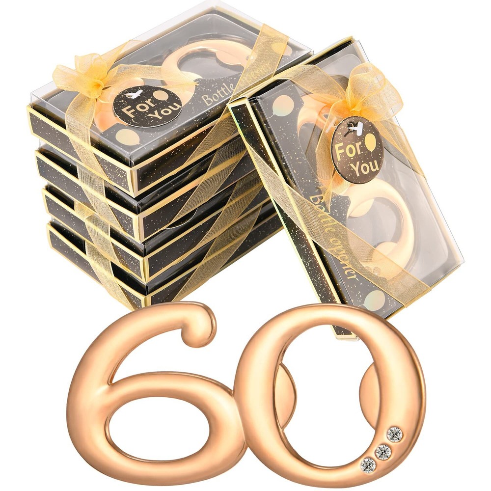 50Pieces 60 Bottle Opener Gifts for 60th Birthday Party Favors 60th Anniversa…