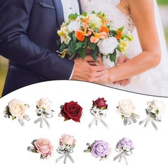 Charming Floral Wristlets for Brides Grooms and Bridesmaids at Weddings