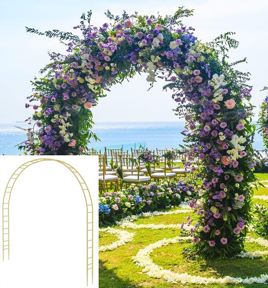 Extra Large Garden Arch 7.2Ft Wide 9.2Ft High Wedding Arch Ceremony Outdoor