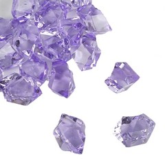 300 Lavender Crystal Like ICE CUBES Wedding Party Tabletop CENTERPIECES Filler