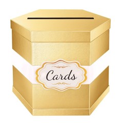 Rosegld Card Card Receiving Ribbon 14X12X12 Inches Elegant Card Holder For