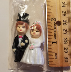 Darice Wedding Couple Figurines Topper Favors 2 Sets 2″ Tall Wedding