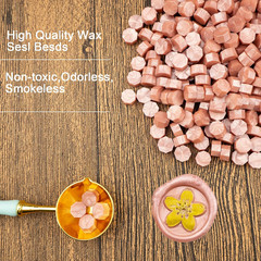 Wax Seal Beads, 500 PCS Octagon Sealing Wax Beads for Seal Stamp for Wedding an