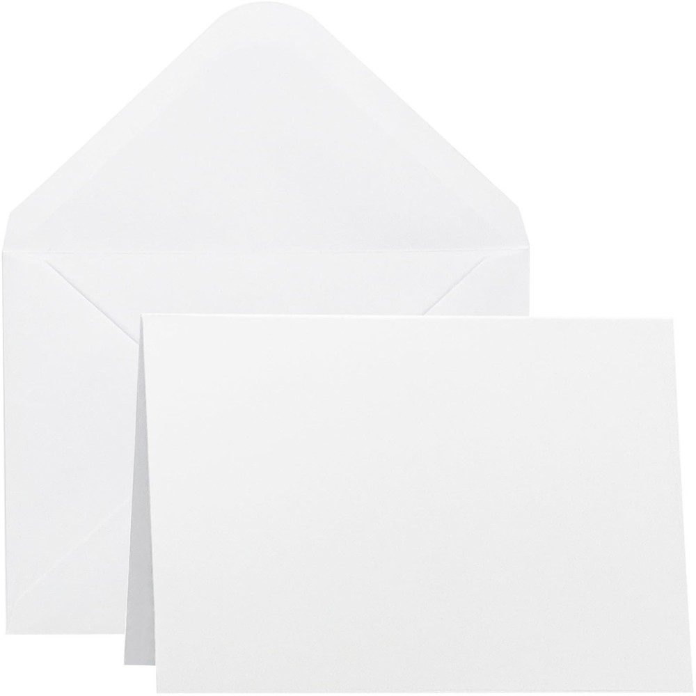 Blank Cards and Envelopes 5×7 inches, 50 Pack White Blank Note Cards Greeting…