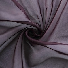 10 Eggplant Purple Premium Chiffon CHAIR SASHES Wedding Reception Decorations