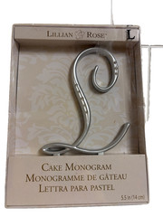 Lillian and Rose Cake Monogram ( letter L)