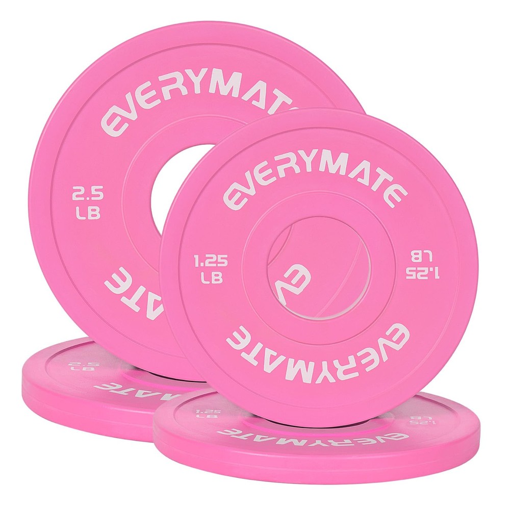 Everymate Change Weight Plates 1.25Lb 2.5Lb Set Fractional Plate Olympic Bumper
