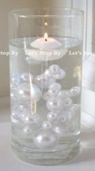 1lb Plastic Pearls Balls Beads Marbles Sphere Vase Filler Table Scatter Wedding