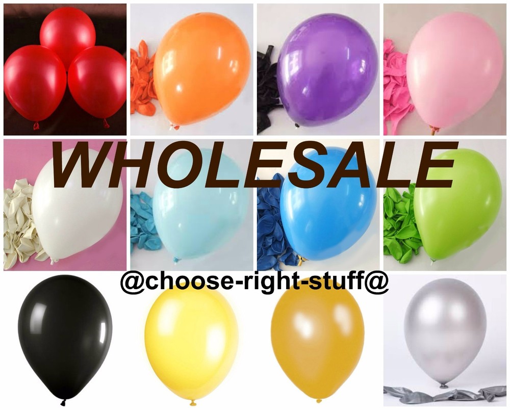 WHOLESALE BALLOON 100-5000 10″ Latex JOB LOT High Quality Any Occasion BALLON