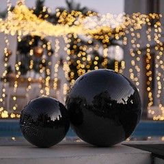 Yescom 24″ Large Disco Ball Mirror Big Hanging Glass for Party Events Wedding