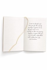 Wedding Officiant Book with Pen – Ceremony Keepsake Journal