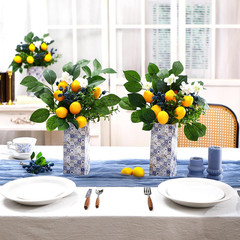 Amalfi Coast Party Decorations 4 Blue Tiles Table Centerpieces Boxes