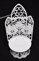 Wedding Cake Top Accessories Plastic Arch back & base Quinceanera Cake Decor