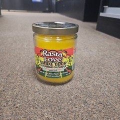 Smoke Odor Exterminator 13oz Jar Candle Rasta Love