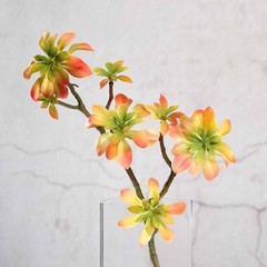 Set of 3 18″ tall Assorted Faux Succulent Picks Sprays Stems Wedding Decorations