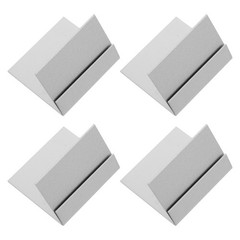 4Pcs Stainless Steel Place Card Holders Table Sign Stand for Restaurant Use