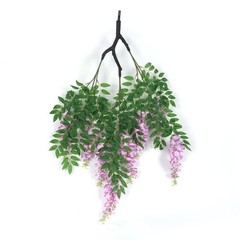 55″ LAVENDER Silk Wisteria Vine Hanging Artificial FLOWER Chandelier Party