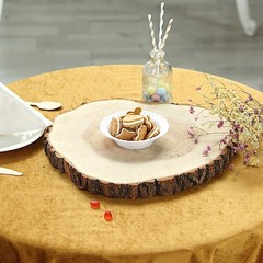 14-18″ Natural Round Poplar Wood Slices Wedding Centerpieces Crafts Decorations